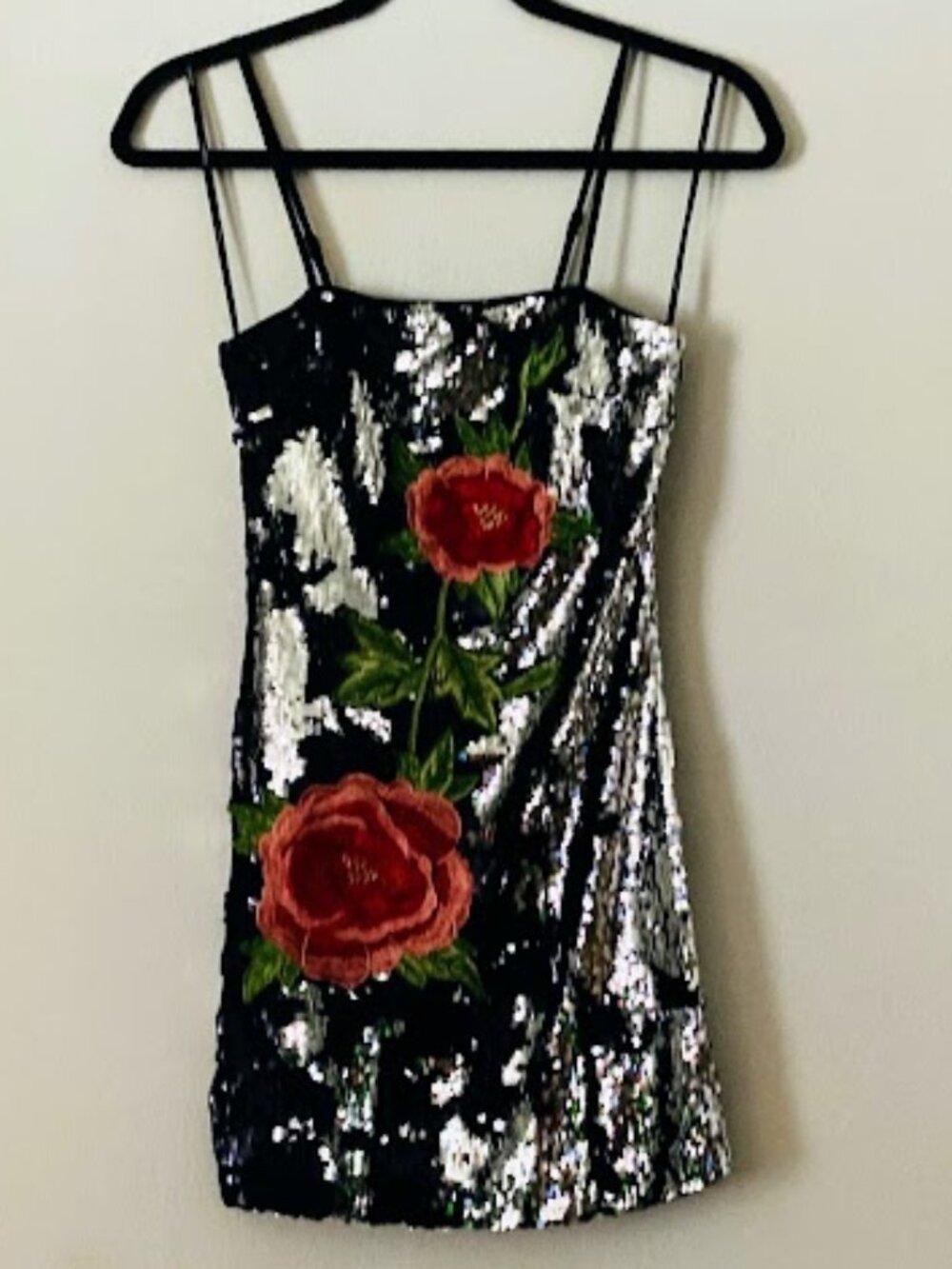 #83244 Forever 21 Women's Black and Red Dress